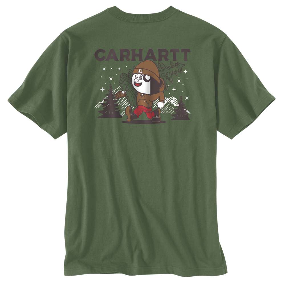 Carhartt 107269 Relaxed Fit Heavyweight Short - Sleeve Pocket Outdoor Graphic T-Shirt - Longshot Tactical