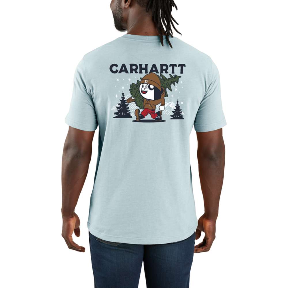 Carhartt 107269 Relaxed Fit Heavyweight Short - Sleeve Pocket Outdoor Graphic T-Shirt - Longshot Tactical