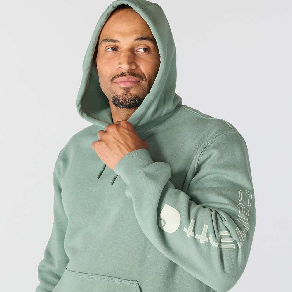 Carhartt K288 Loose Fit Midweight Logo Sleeve Graphic Hoodie NEW 2025 COLOURS - Longshot Tactical