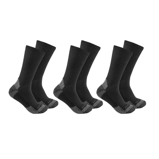 Carhartt SC6203 Midweight Cotton Blend Crew Sock 3 Pack - Longshot Tactical