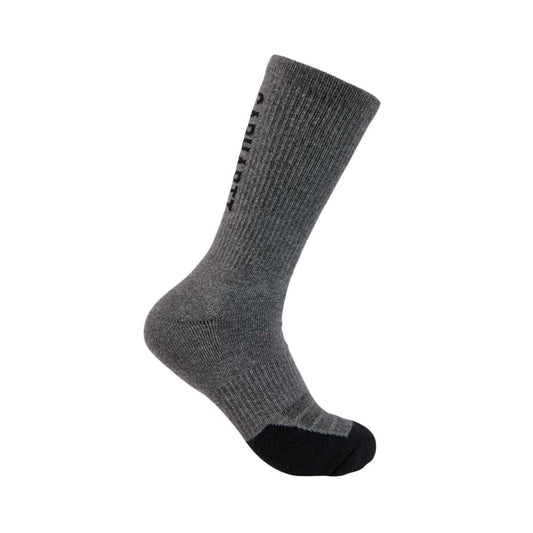 Carhartt SC9913M FORCE Midweight Logo Crew Sock 3 Pack - Longshot Tactical