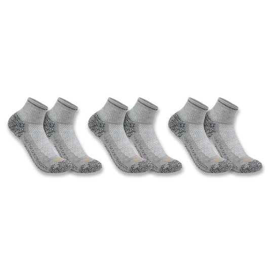 Carhartt SQ5283M FORCE Midweight Quarter Sock 3 Pack - Longshot Tactical
