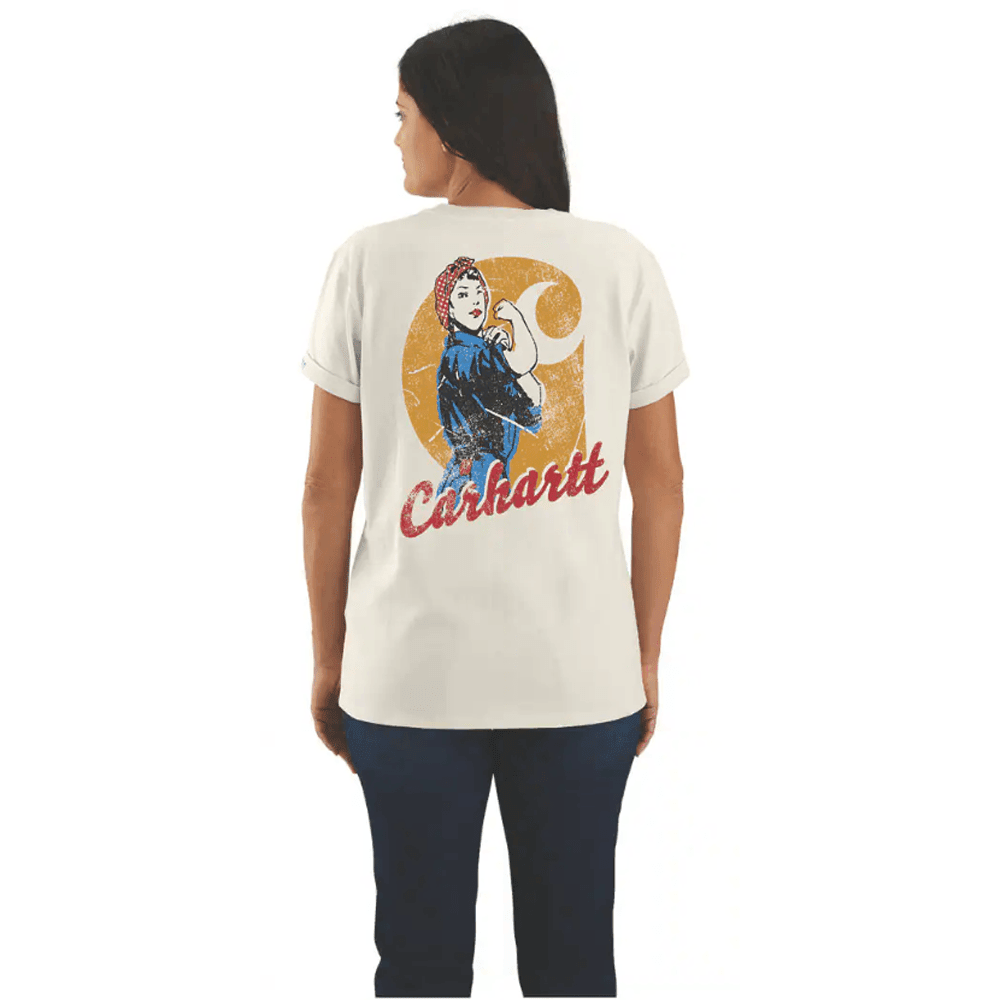 Carhartt Women's 106903 Loose Fit Heavyweight Short - Sleeve Love Of Labor Graphic T-Shirt - Longshot Tactical