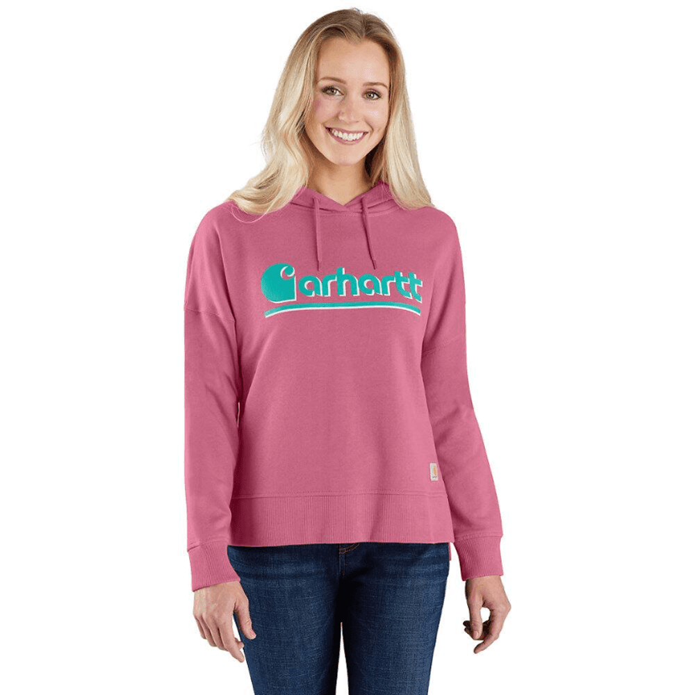 Carhartt Women's 106918 Tencel™ Fiber Series Loose Fit Fall Graphic Hooded Sweatshirt - Longshot Tactical