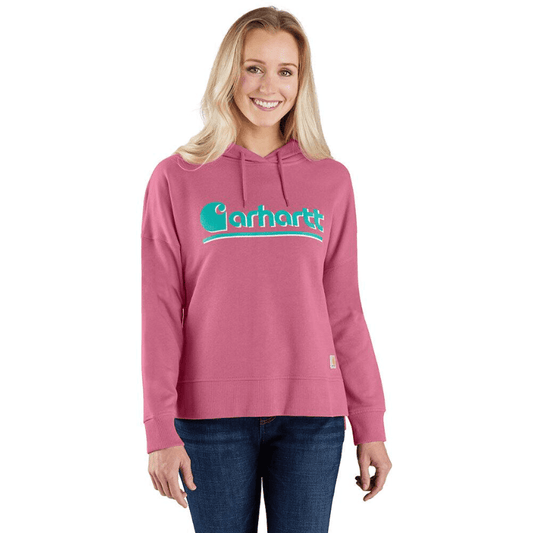 Carhartt Women's 106918 Tencel™ Fiber Series Loose Fit Fall Graphic Hooded Sweatshirt - Longshot Tactical