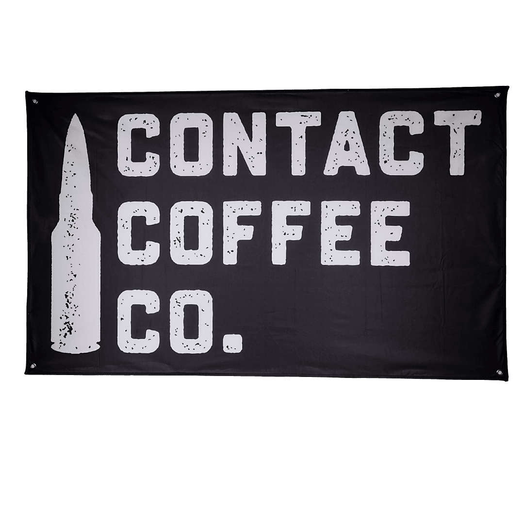 Contact Coffee Co. Banner - Longshot Tactical