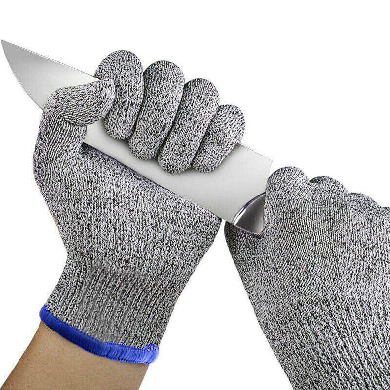 Cut/slash Resistant Safety Gloves with infused Stainless Steel Wire Mesh - Longshot Tactical