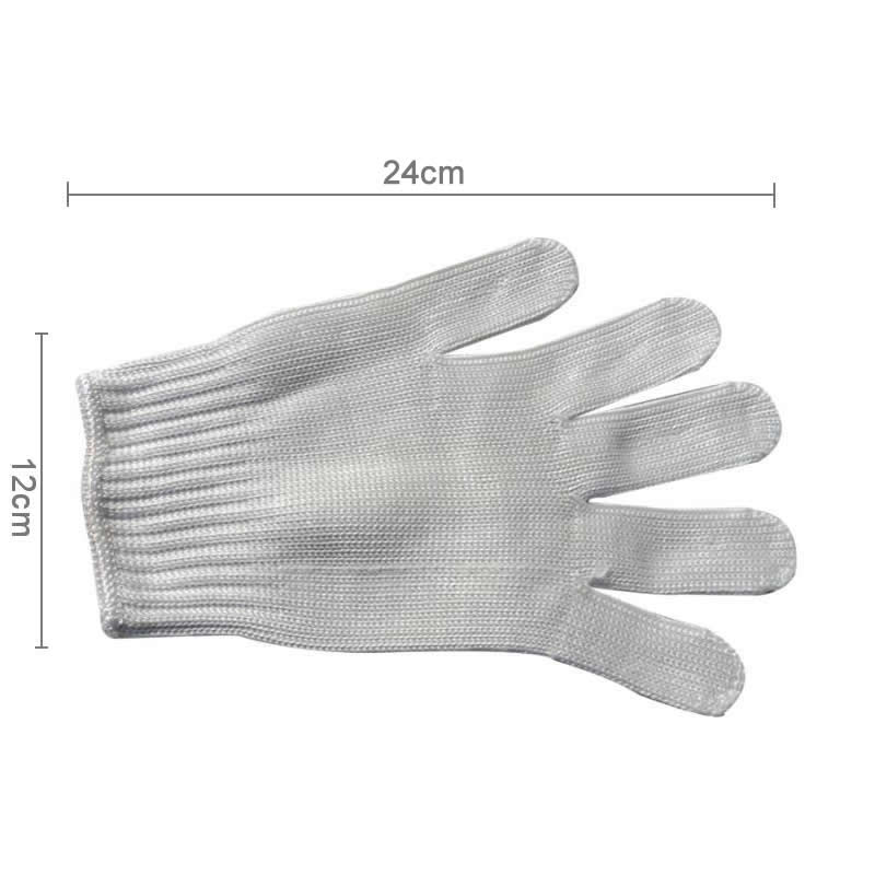 Cut/slash Resistant Safety Gloves with infused Stainless Steel Wire Mesh - Longshot Tactical