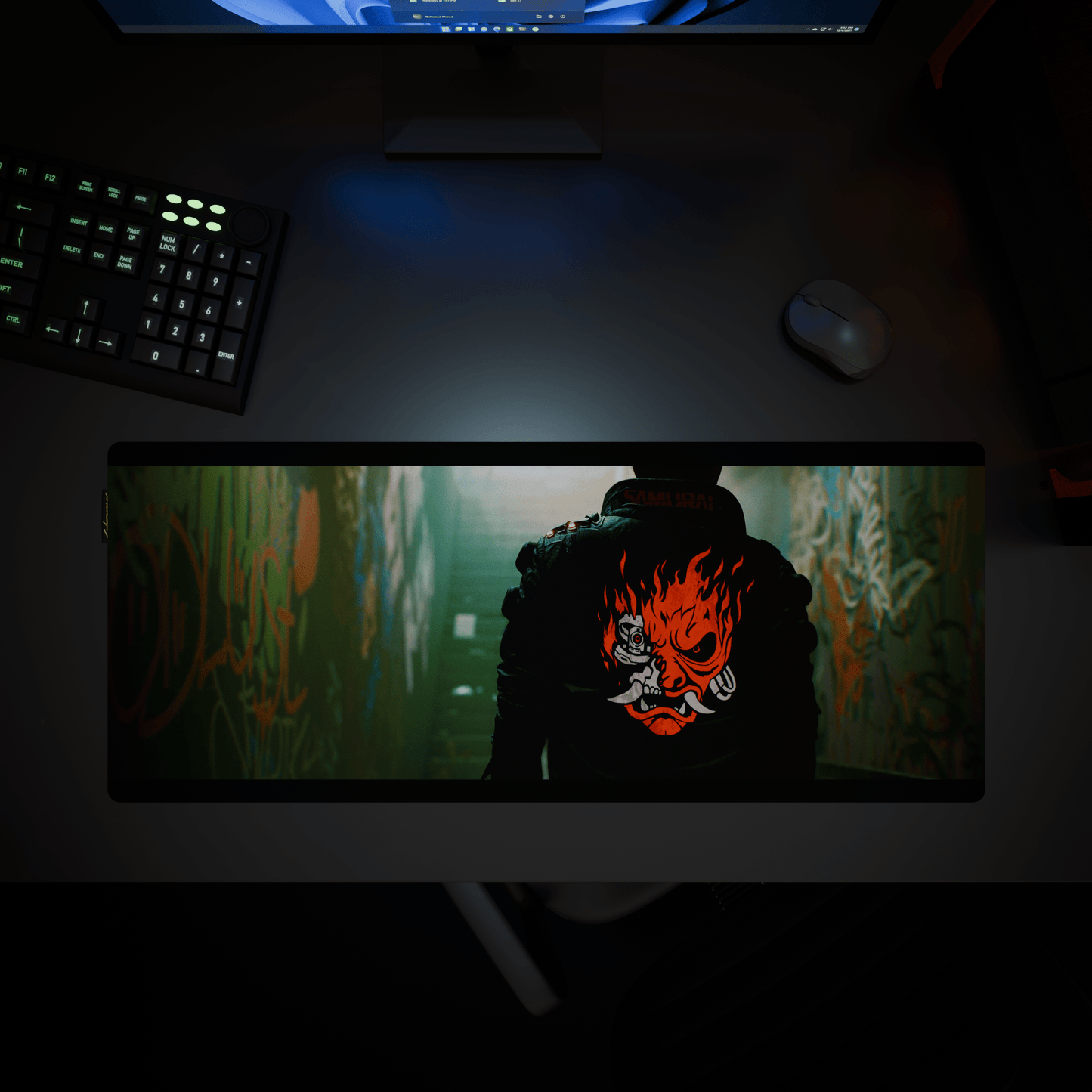 Cyberpunk® 2077 Desk Mat - Johnny Silverhand Samurai Jacket - Longshot Tactical