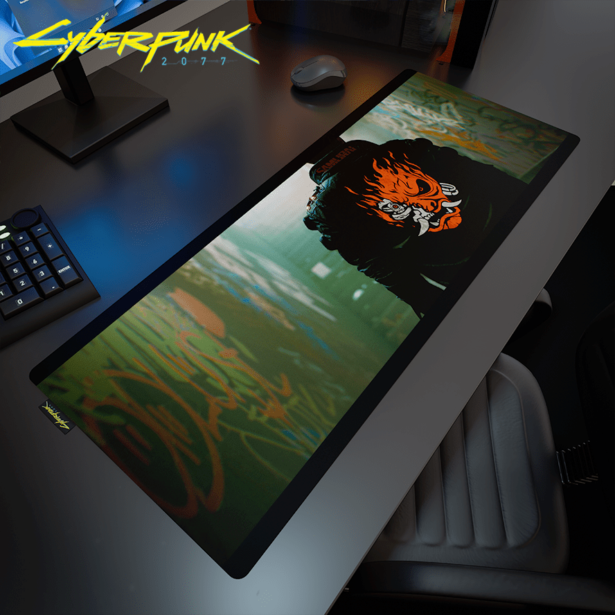 Cyberpunk® 2077 Desk Mat - Johnny Silverhand Samurai Jacket - Longshot Tactical