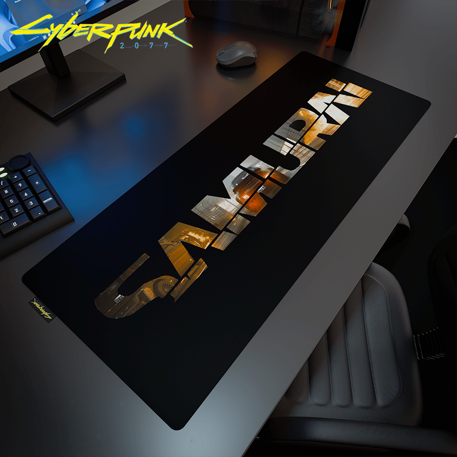 Cyberpunk® 2077 Desk Mat - Johnny Silverhand's Porsche - Longshot Tactical