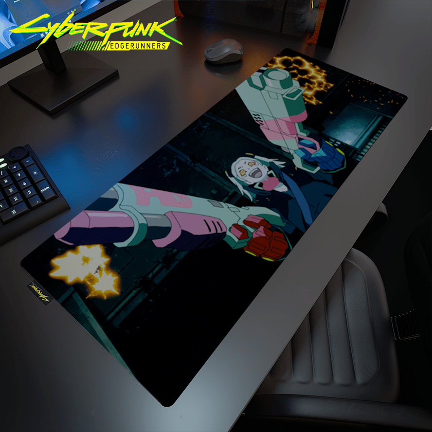 Cyberpunk® Edgerunners Desk Mat - Rebecca - Longshot Tactical