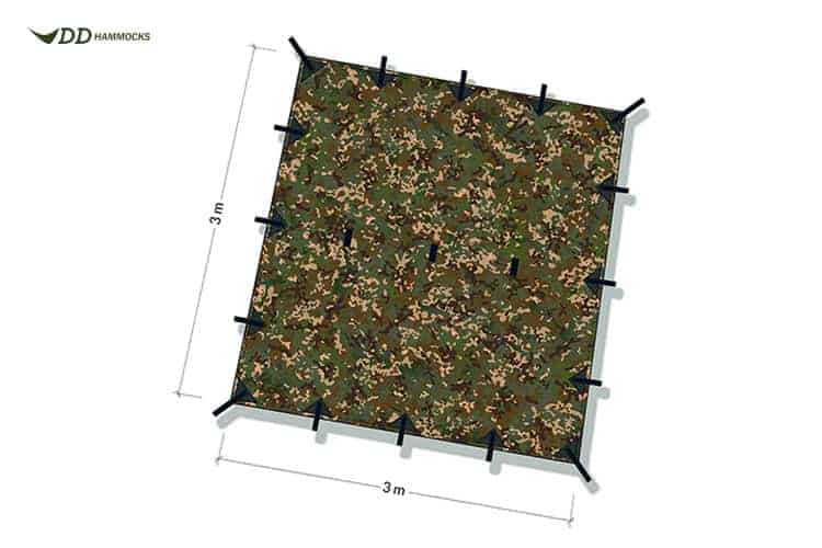 DD 3×3 – MC Multi Camo Tarp - Longshot Tactical