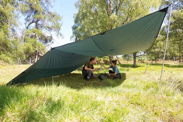 DD 5x5 Olive Green Tarp - Longshot Tactical