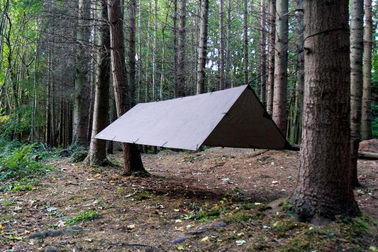 DD Hammocks DD Tarp M - 3.5m x 2.4m (Olive / Coyote) - Longshot Tactical