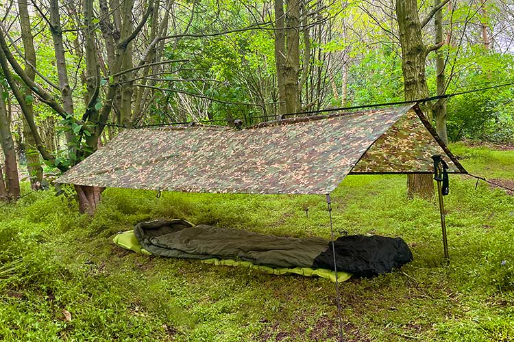 DD Hammocks Poncho Tarp - Multi Camo - Longshot Tactical
