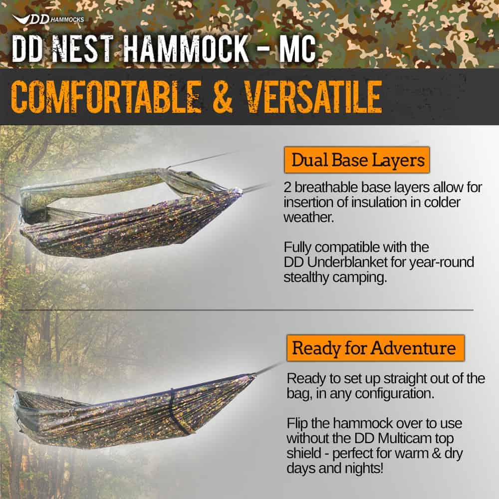 DD Nest Hammock - MC Multicamo - Longshot Tactical