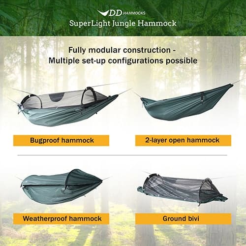 DD SuperLight Jungle Hammock - Longshot Tactical