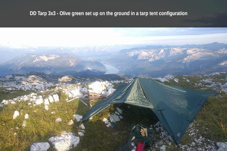 DD Tarp 3x3 (Various Colours) - Longshot Tactical