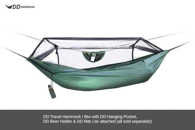 DD Travel Hammock / Bivi Coyote Brown - Longshot Tactical