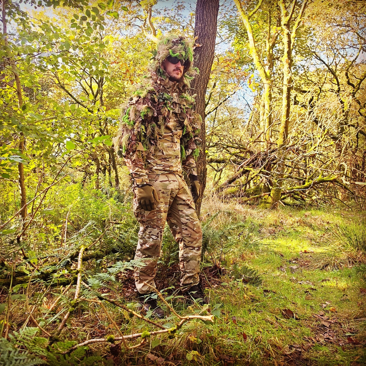 Deadground Revenant S/S | Full-Length Hybrid Ghillie Cape - Longshot Tactical