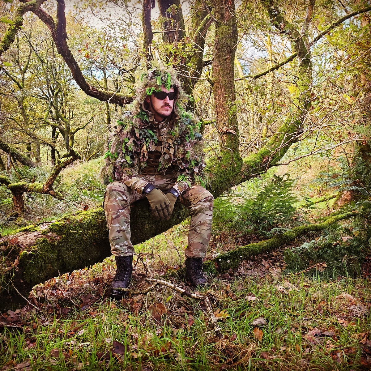 Deadground Revenant S/S | Full-Length Hybrid Ghillie Cape - Longshot Tactical