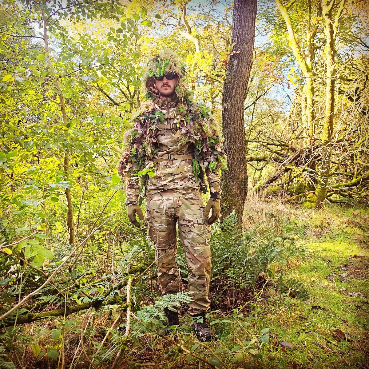 Deadground Revenant S/S | Full-Length Hybrid Ghillie Cape - Longshot Tactical