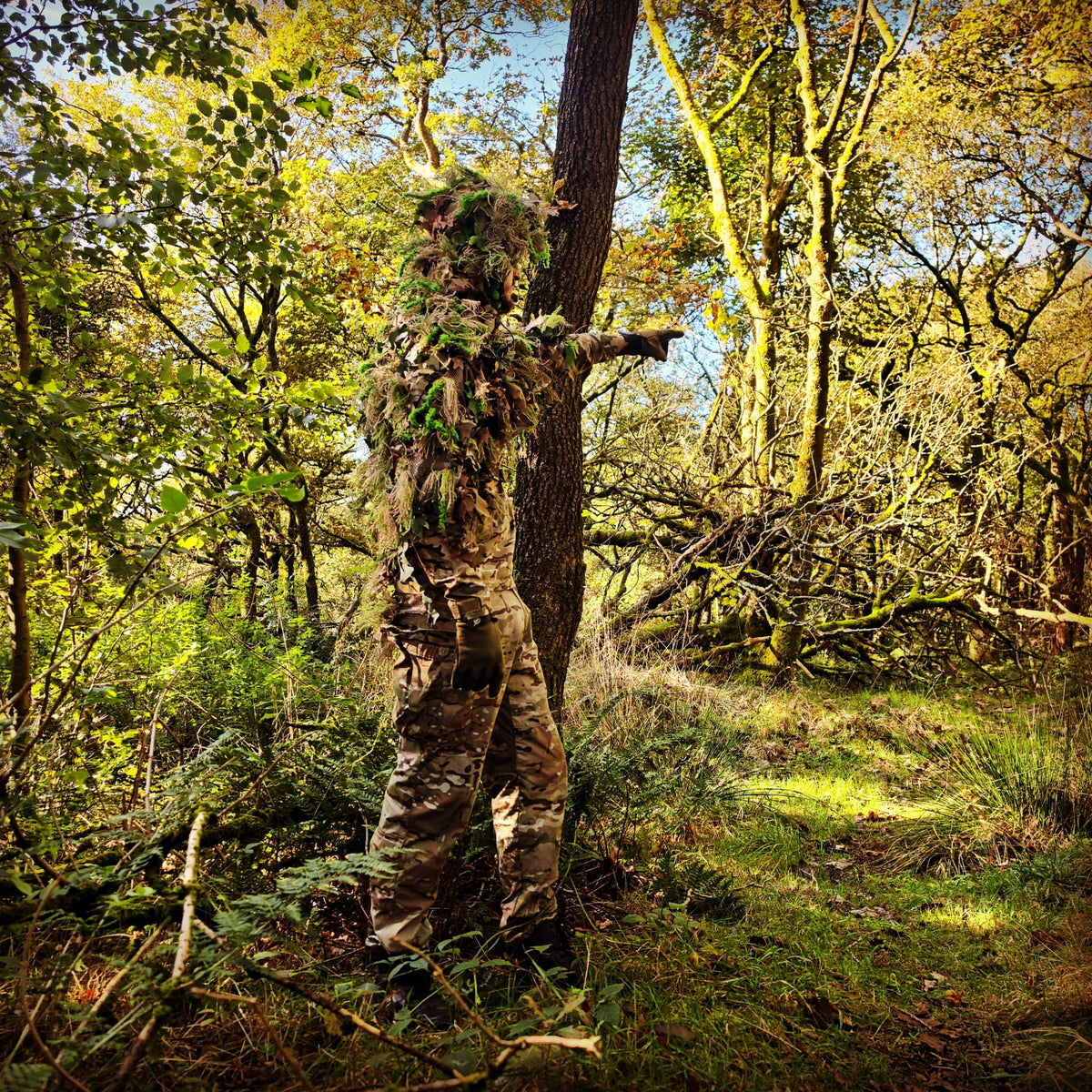 Deadground Revenant S/S | Full-Length Hybrid Ghillie Cape - Longshot Tactical
