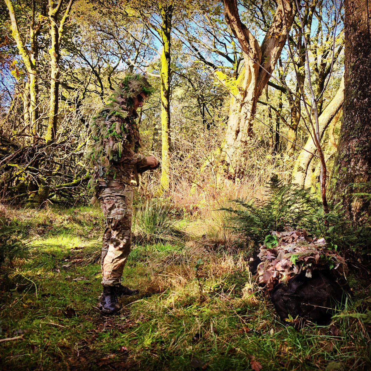 Deadground Revenant S/S | Full-Length Hybrid Ghillie Cape - Longshot Tactical
