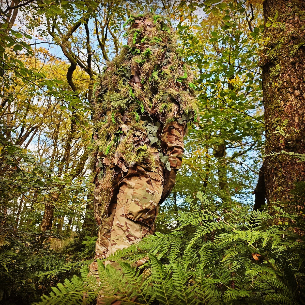 Deadground Revenant S/S | Full-Length Hybrid Ghillie Cape - Longshot Tactical