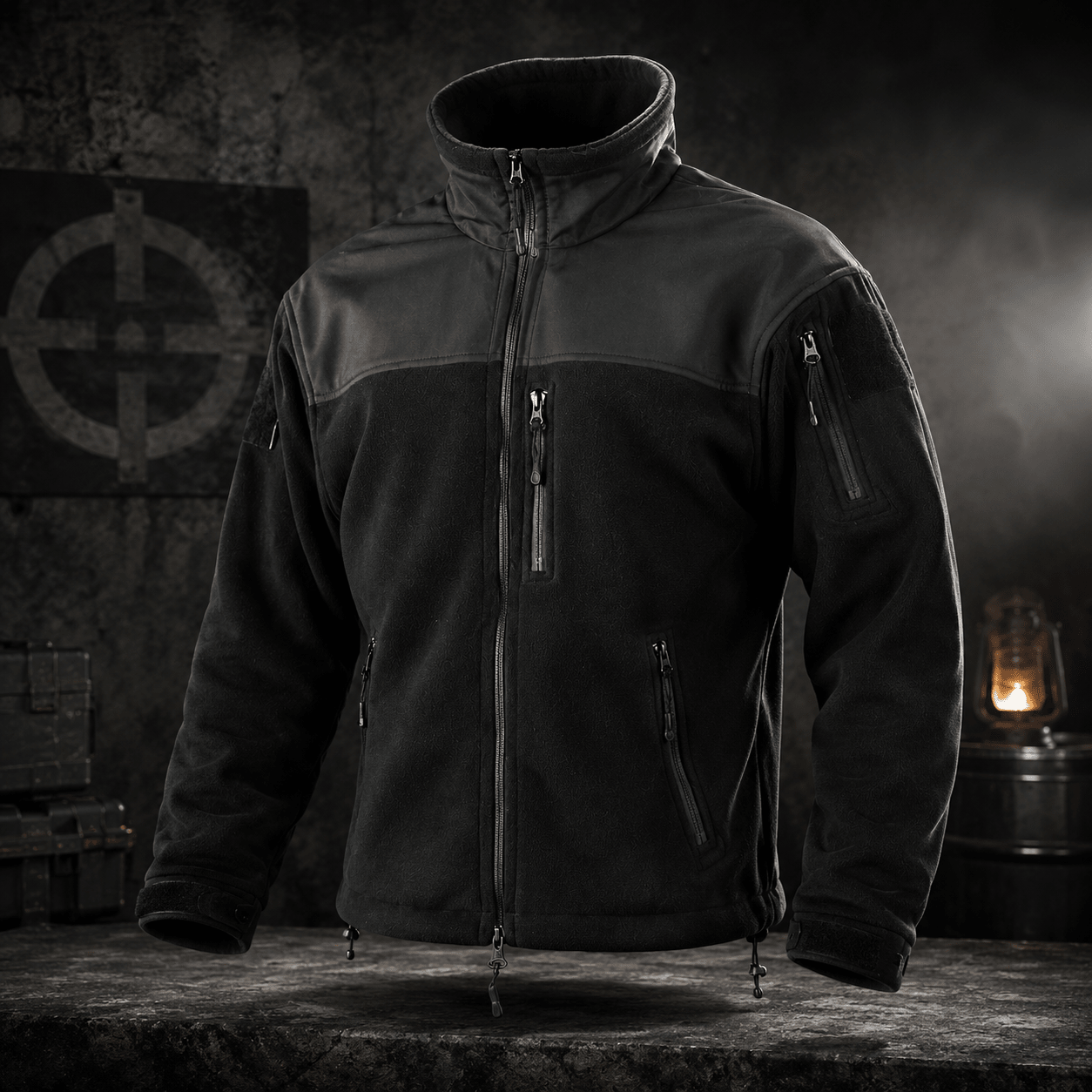 Defender Tactical Fleece – Black - Longshot Tactical