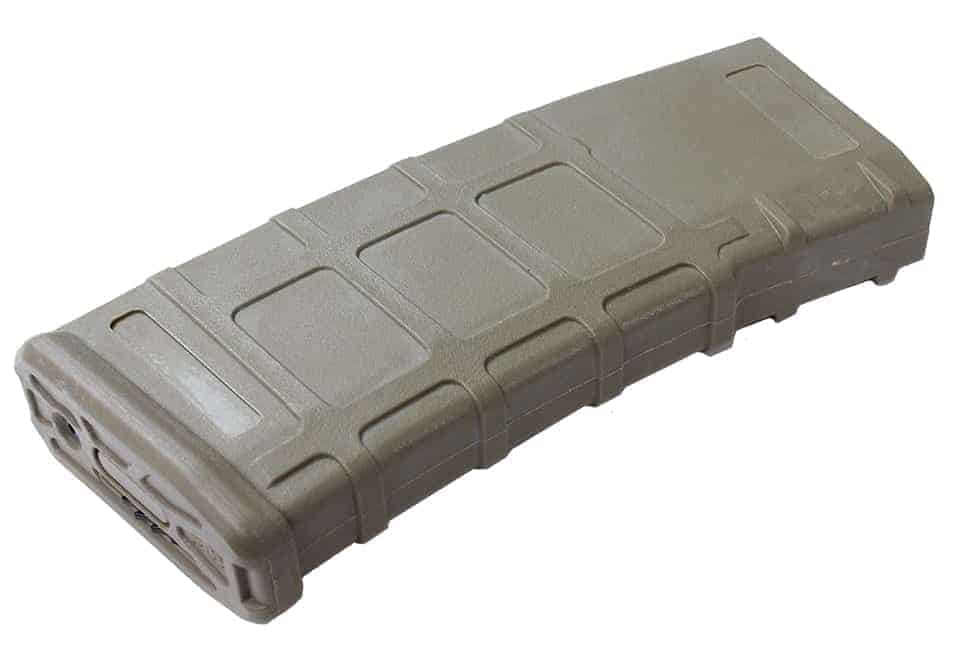 E&C P Mag Style High Cap M4 Magazine - Tan - Longshot Tactical