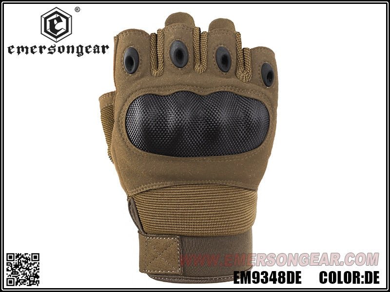 Emerson Fingerless Warfighter Gloves (Various Colours) - Longshot Tactical
