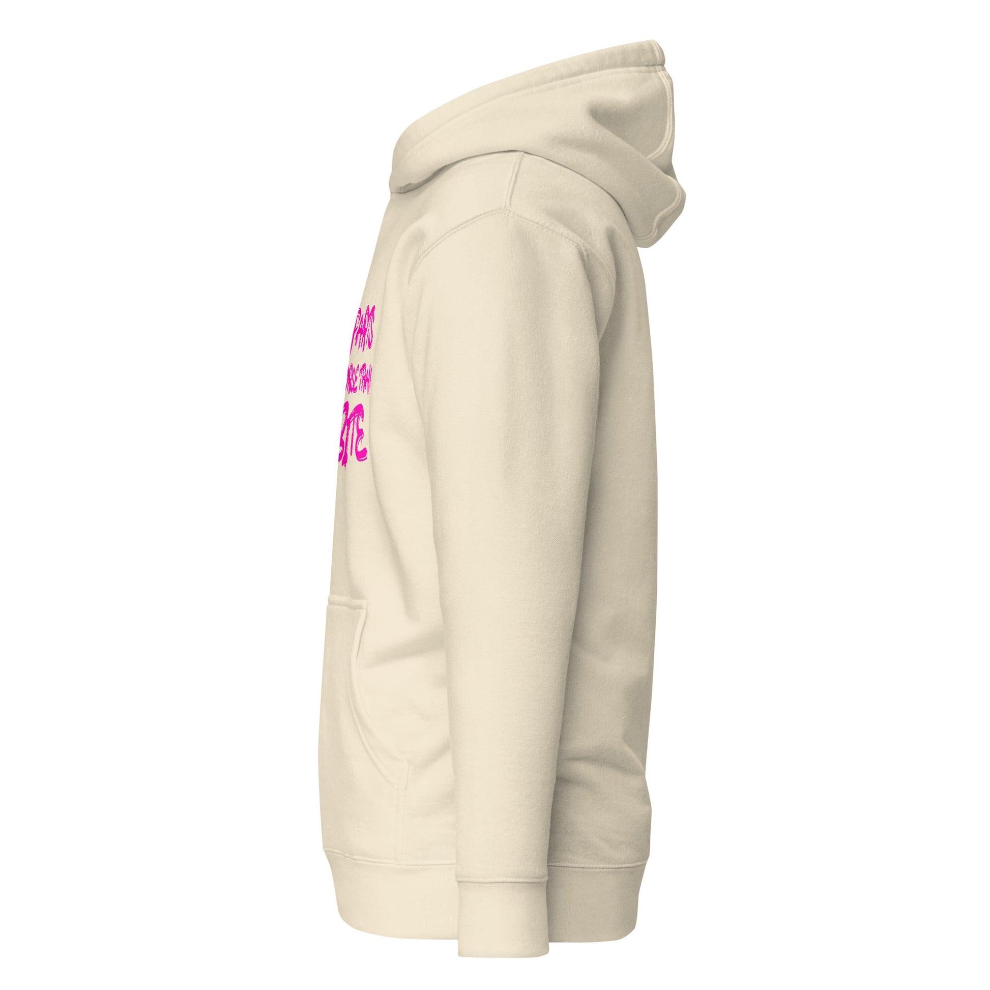 Farts worse than bite Hoodie pink logo - Longshot Tactical