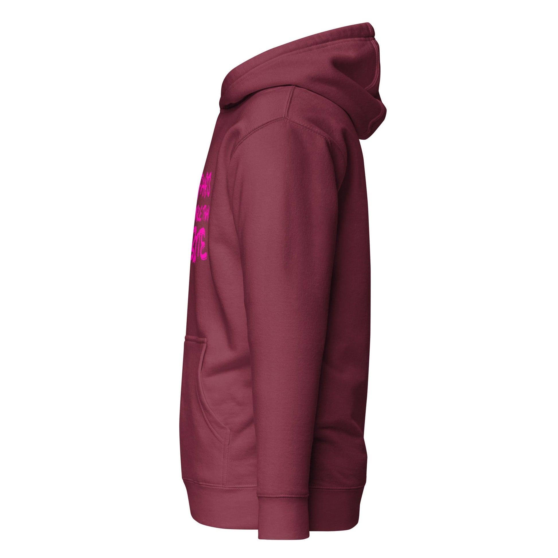 Farts worse than bite Hoodie pink logo - Longshot Tactical