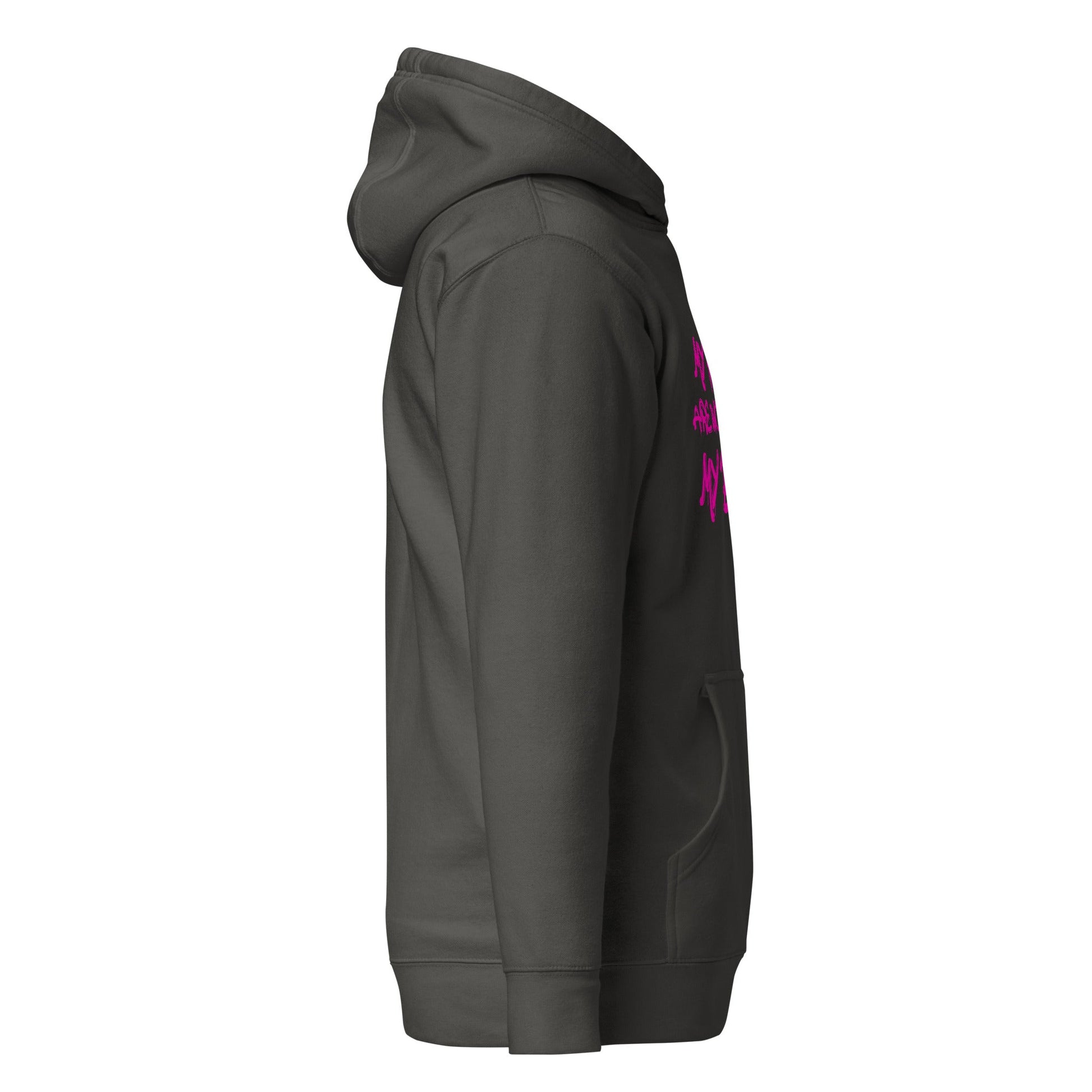 Farts worse than bite Hoodie pink logo - Longshot Tactical