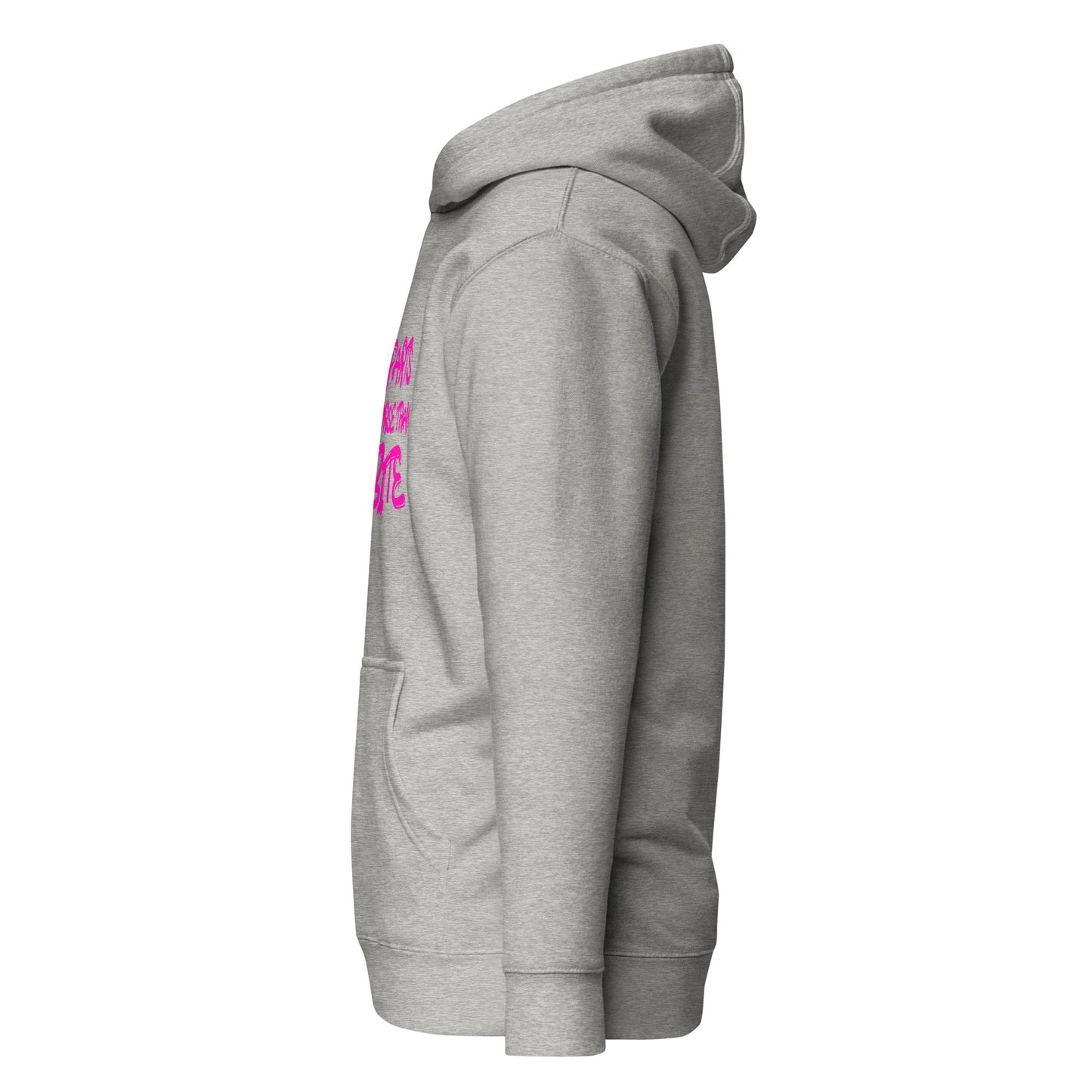 Farts worse than bite Hoodie pink logo - Longshot Tactical