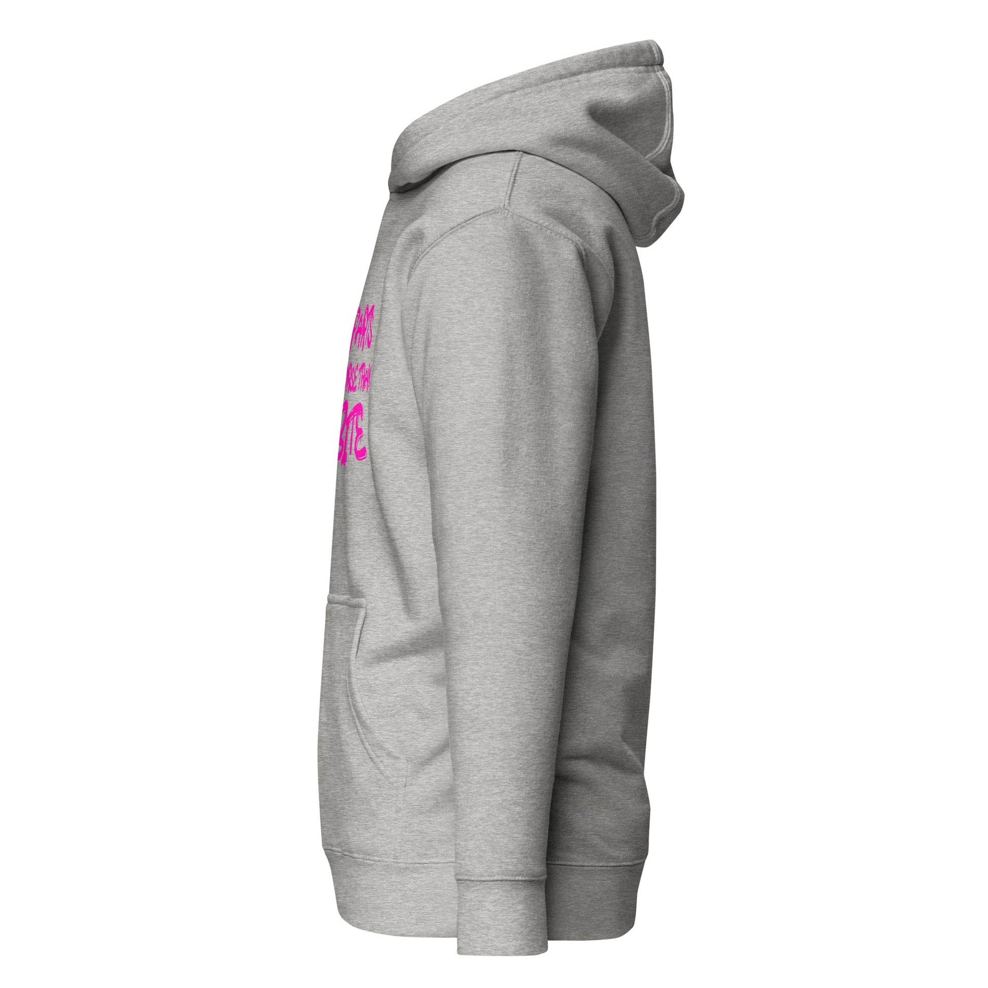 Farts worse than bite Hoodie pink logo - Longshot Tactical