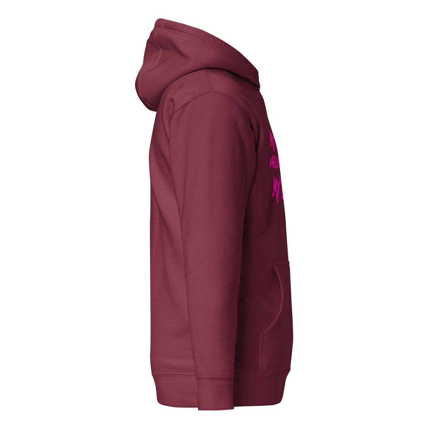Farts worse than bite Hoodie pink logo - Longshot Tactical