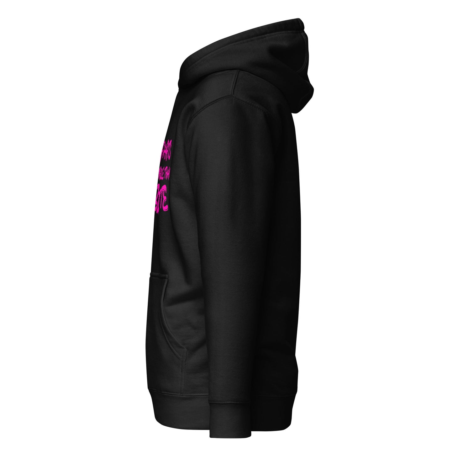 Farts worse than bite Hoodie pink logo - Longshot Tactical