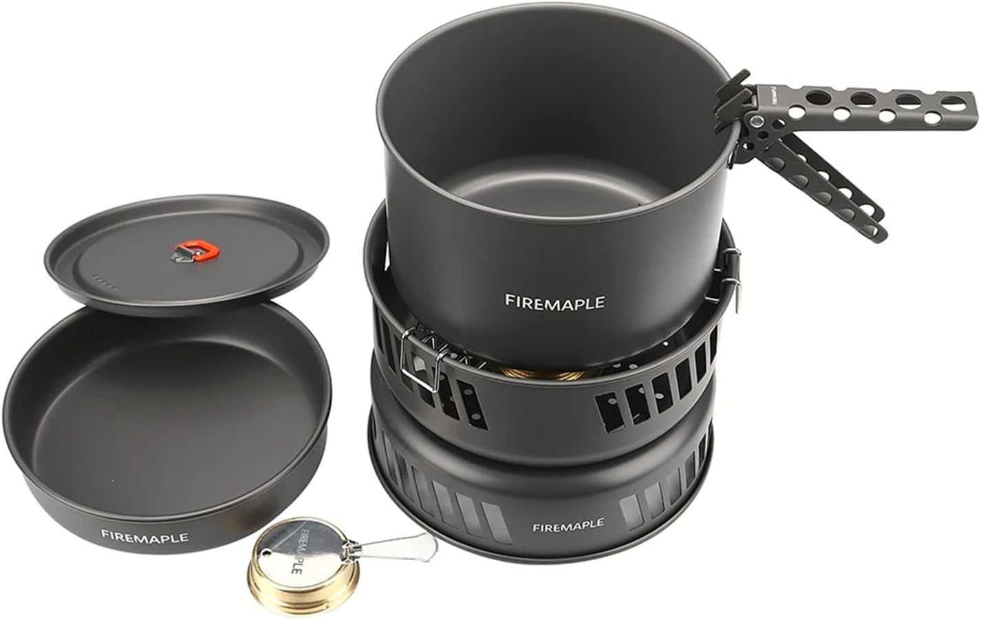 Firemaple Cooking Kit with Pans and Alcohol Burner - Longshot Tactical