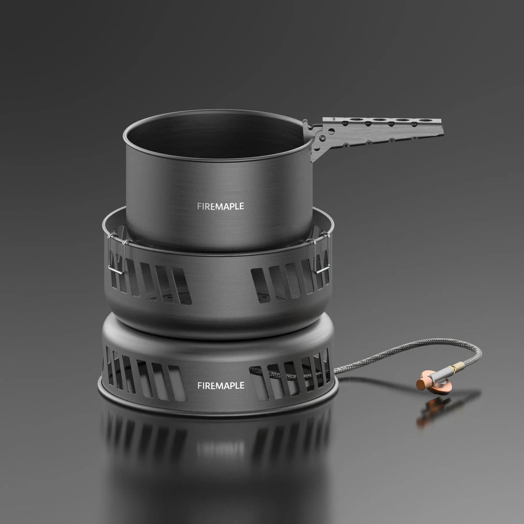 Firemaple Cooking Kit with Pots and Pans With Gas Burner - Longshot Tactical