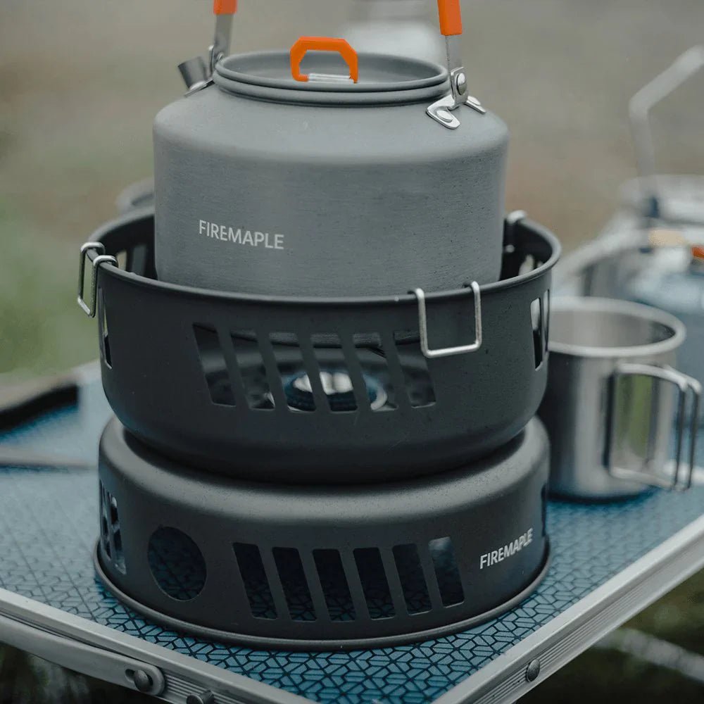 Firemaple Cooking Kit with Pots and Pans With Gas Burner - Longshot Tactical