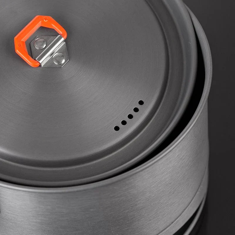 Firemaple Feast K2 Aluminum Pot with Heat - exchanger - Longshot Tactical