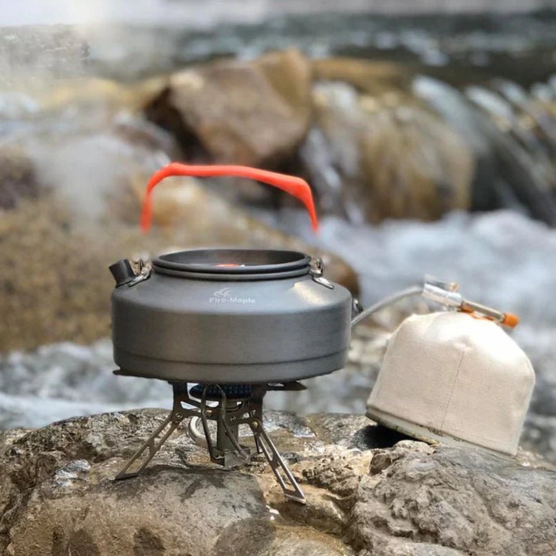 FireMaple Feast T3 Aluminium Kettle 0.8L (Black Handle) - Longshot Tactical