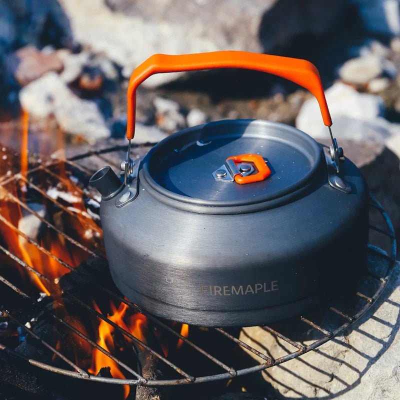 FireMaple Feast T3 Aluminium Kettle 0.8L (Black Handle) - Longshot Tactical