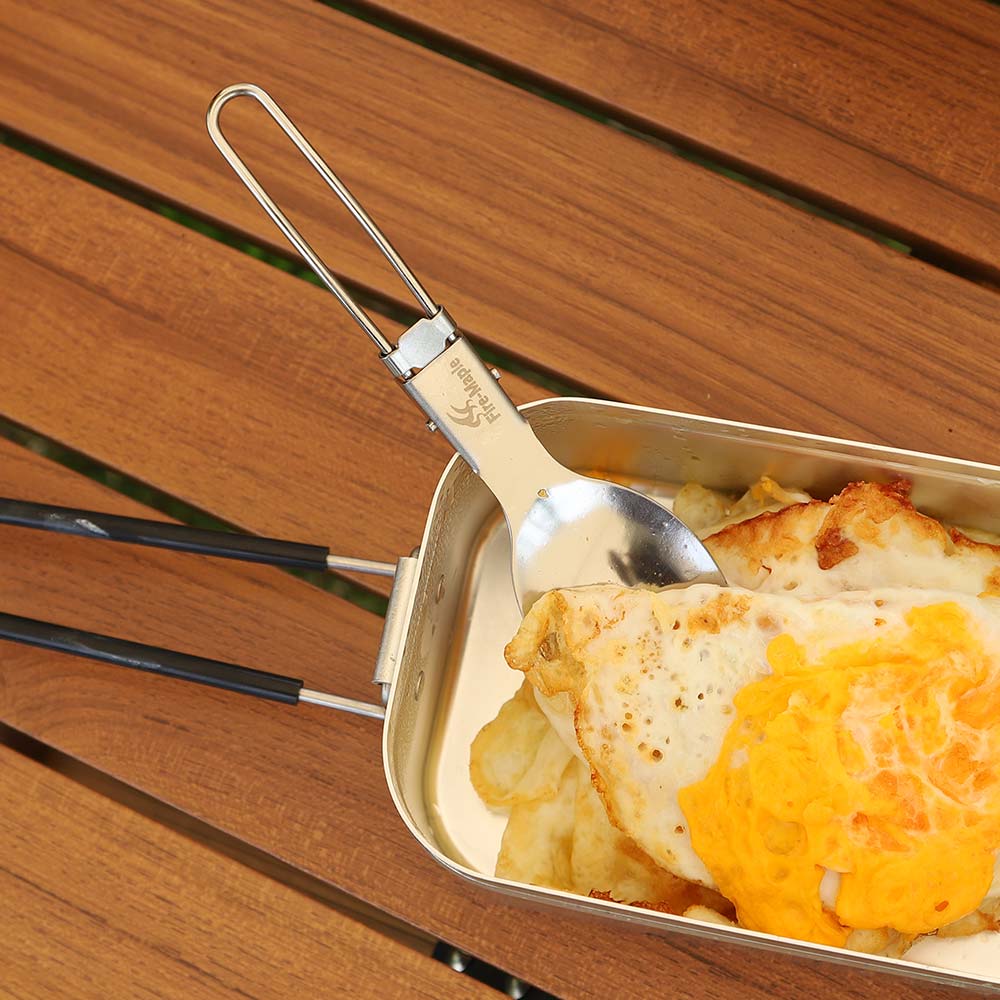 Firemaple FMT - 803 Stainless Folding Cutlery Set - Longshot Tactical