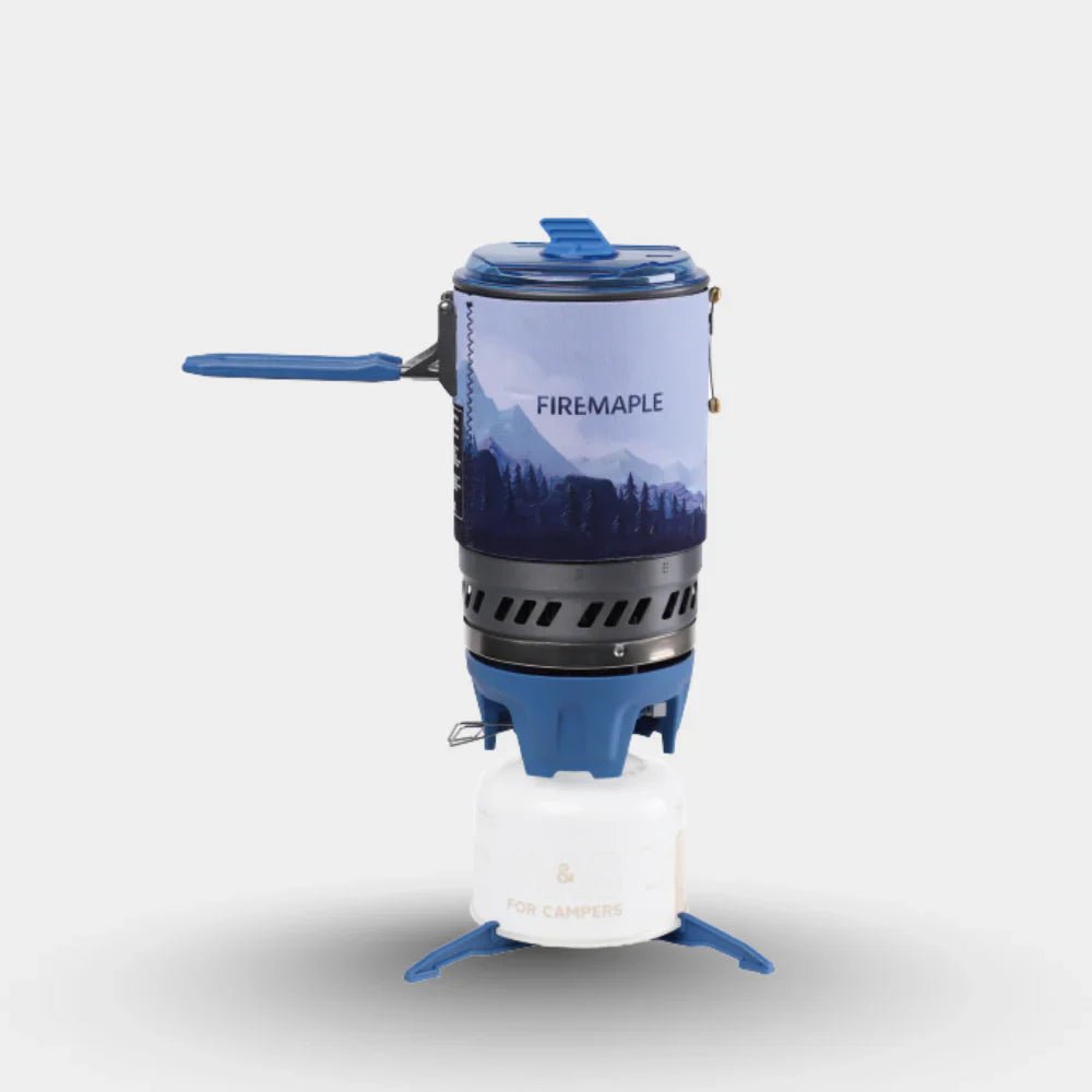 Firemaple Polaris Pressure Regulator Cooking System (Blue) - Longshot Tactical