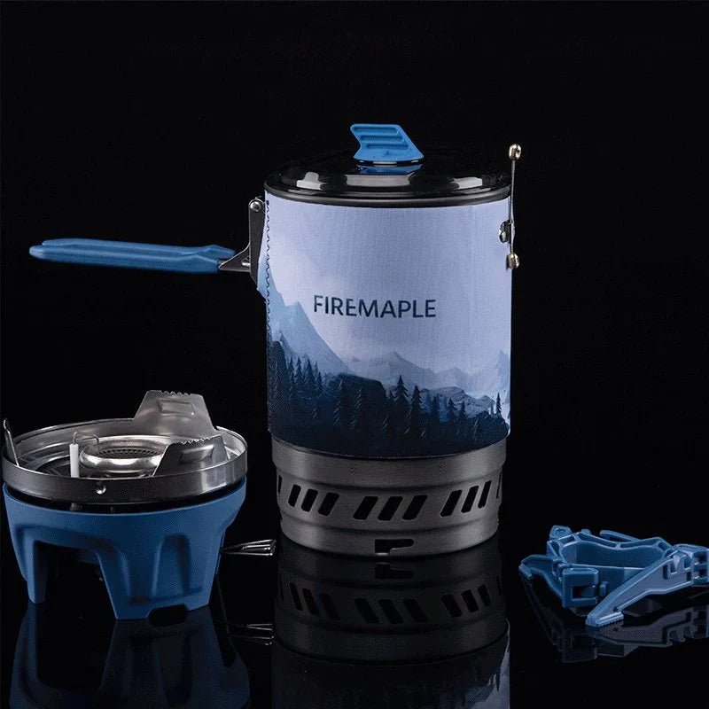 Firemaple Polaris Pressure Regulator Cooking System (Blue) - Longshot Tactical