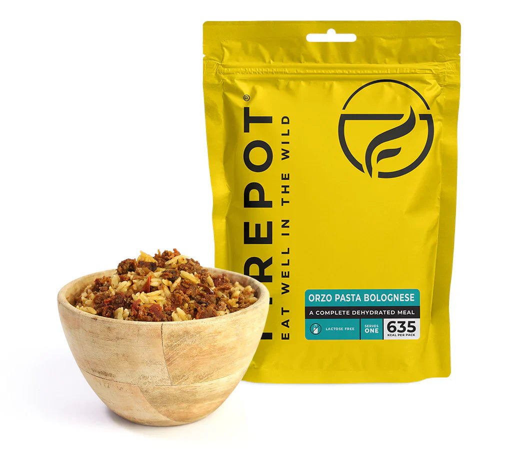 Firepot Orzo Pasta Bolognese 135g - Longshot Tactical